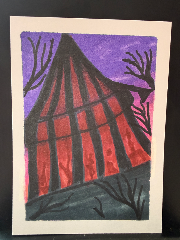 The Performers aceo art card