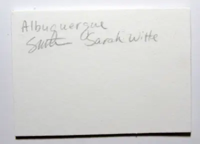 Albuquerque Cityscape painting original art acrylic ACEO aceo art card thumbnail 3