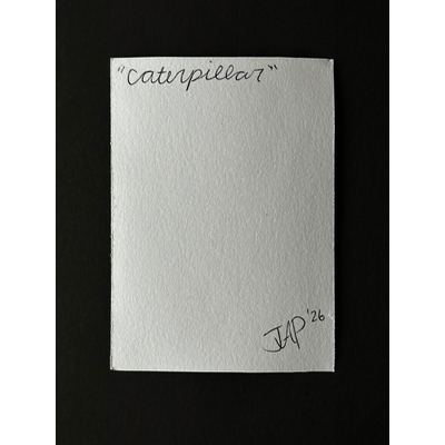 Caterpillar aceo art card thumbnail 2
