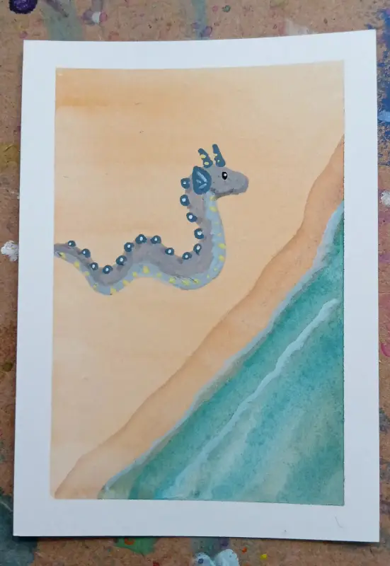 Serpent Series 6 aceo art card