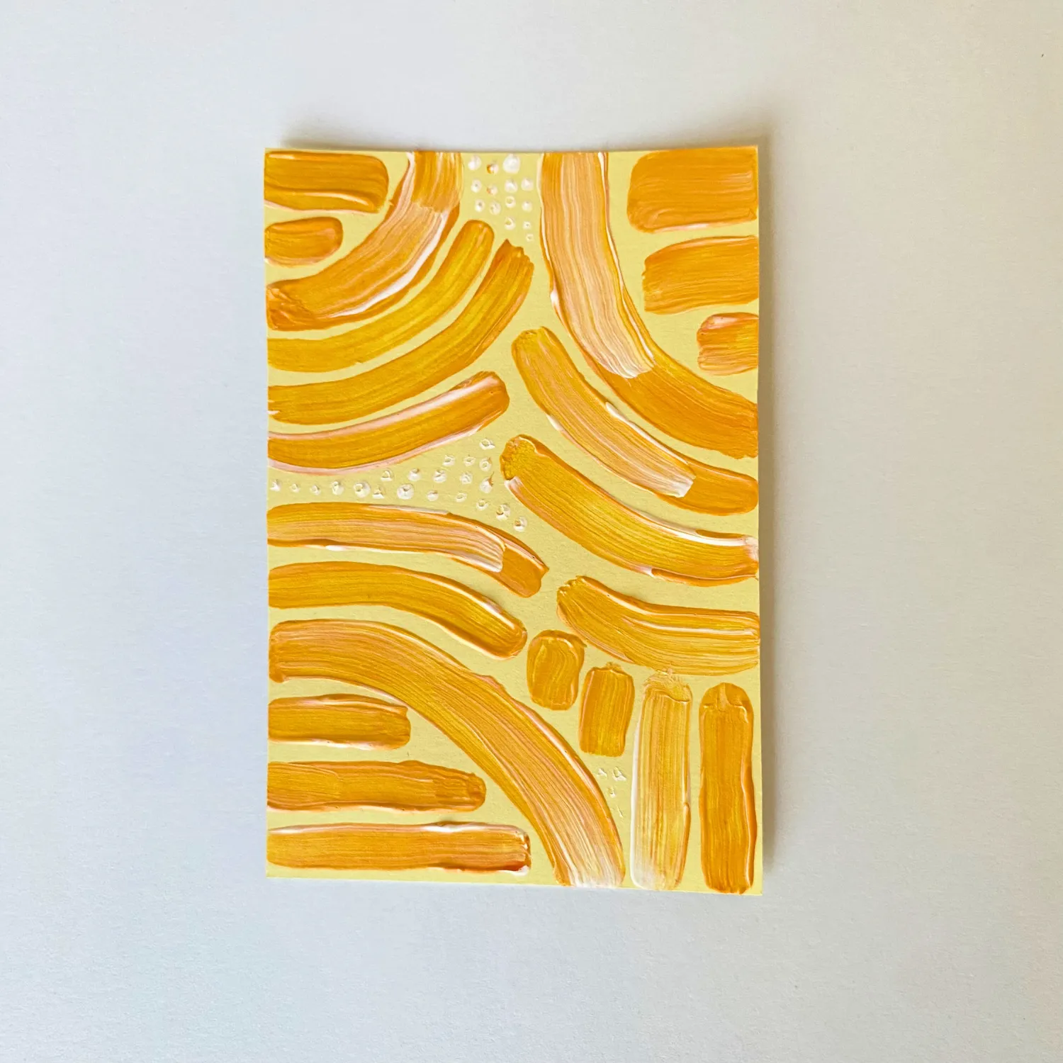 Spring Swing - April 01 -Original ACEO Card aceo art card