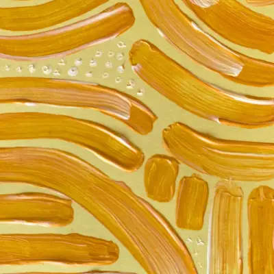 Spring Swing - April 01 -Original ACEO Card aceo art card thumbnail 2