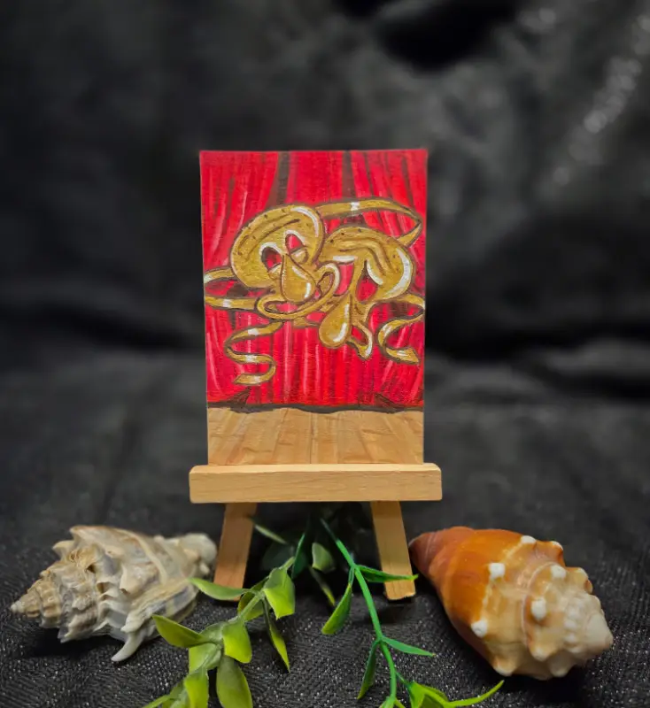 Bikini Bottom Playhouse aceo art card