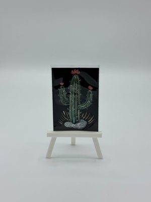 Twilight cactus aceo art card thumbnail 1