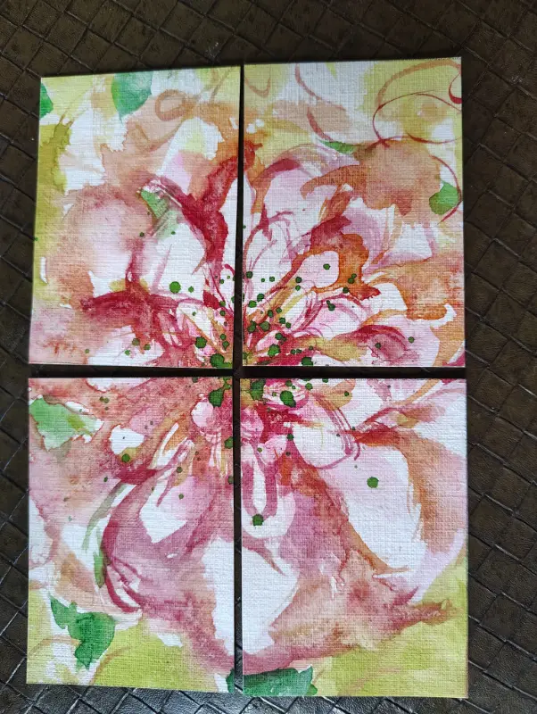 Something different x4 by CheyAnne Sexton Rose aceo art card