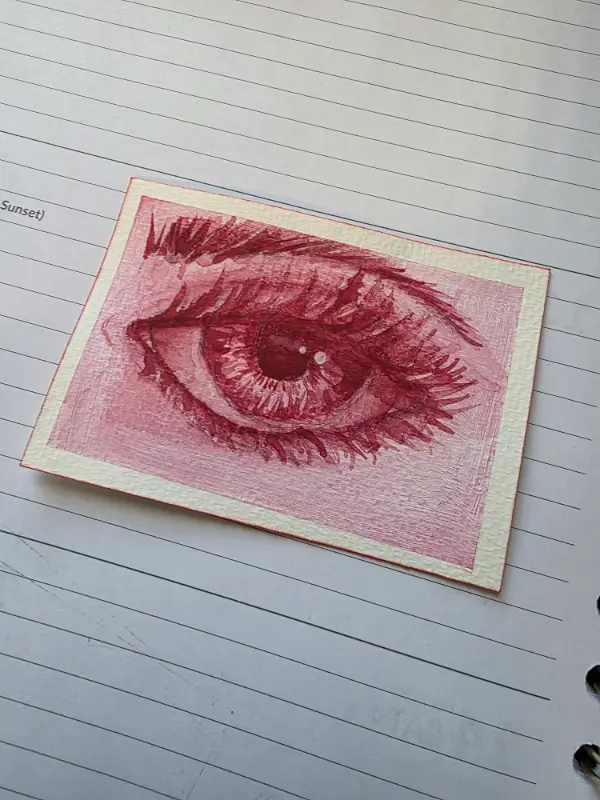 Eye One aceo art card