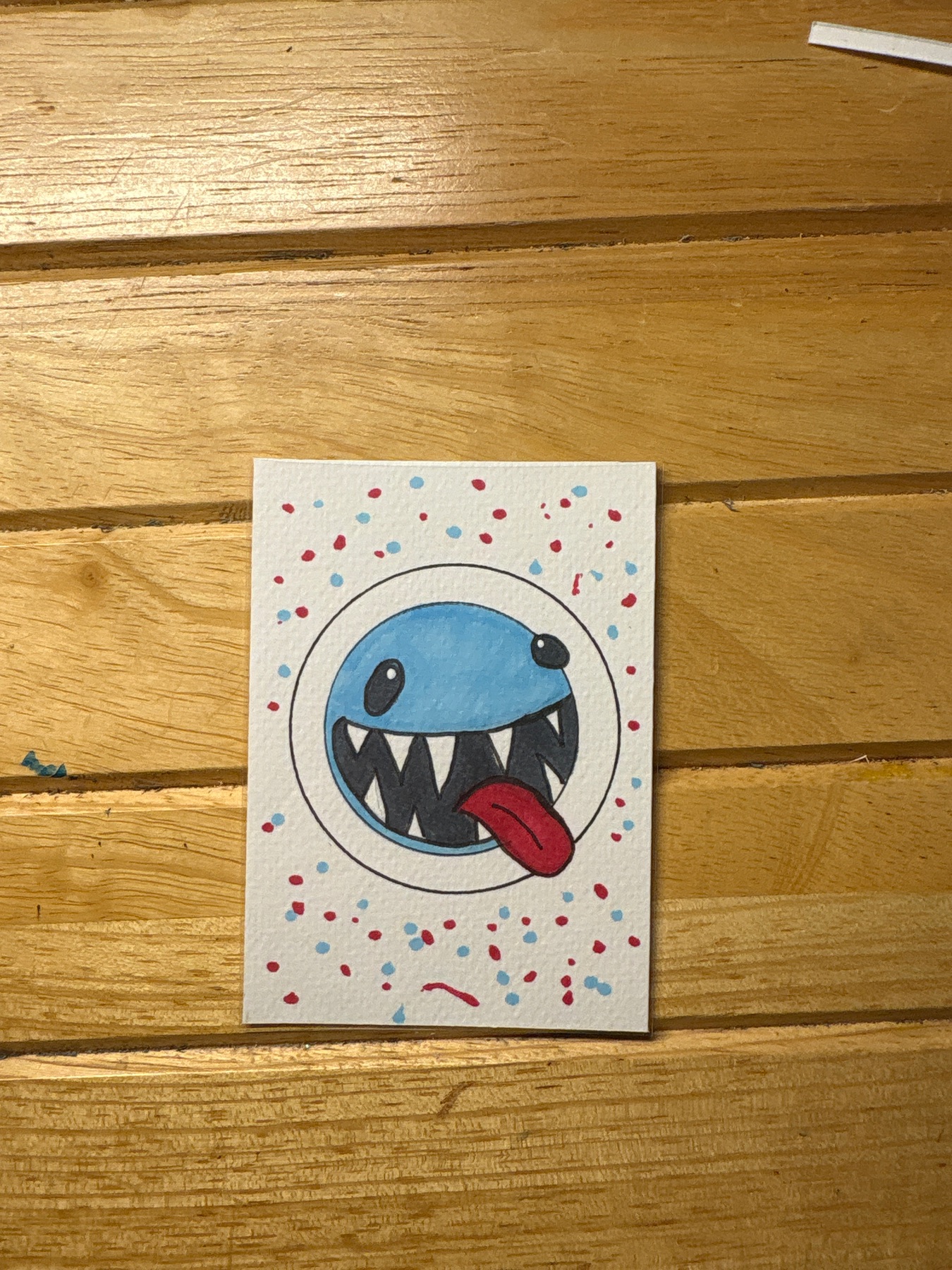 Blahhh aceo art card