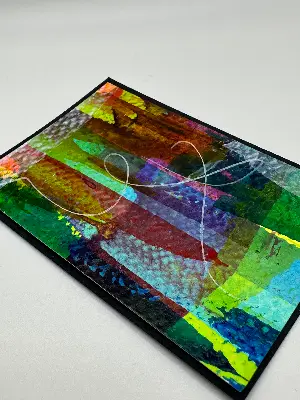 Fragments F-02 aceo art card thumbnail 2