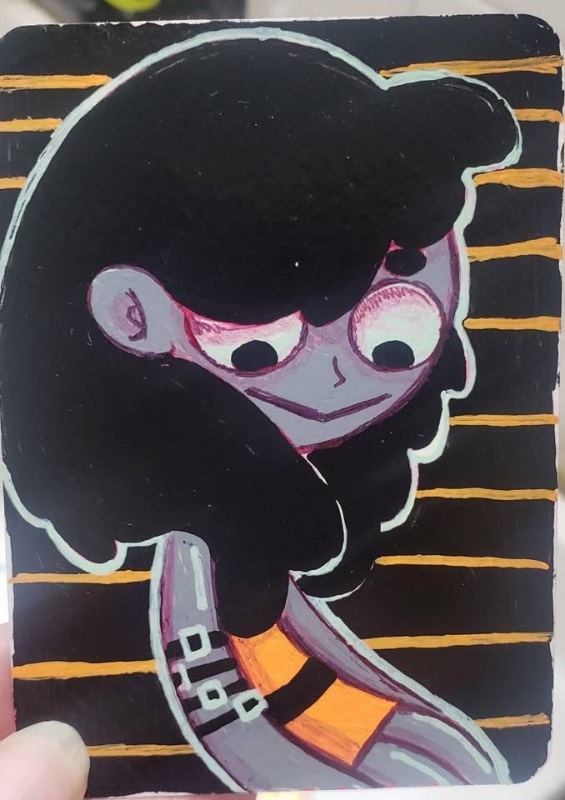 Longing aceo art card