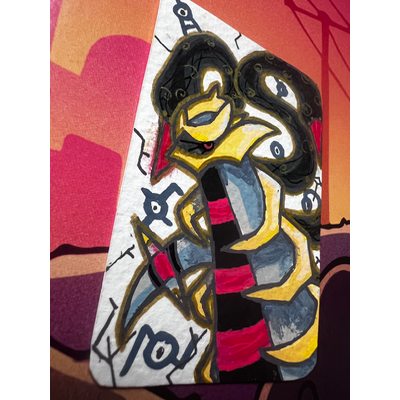 Giratina, Original Distortion aceo art card thumbnail 2