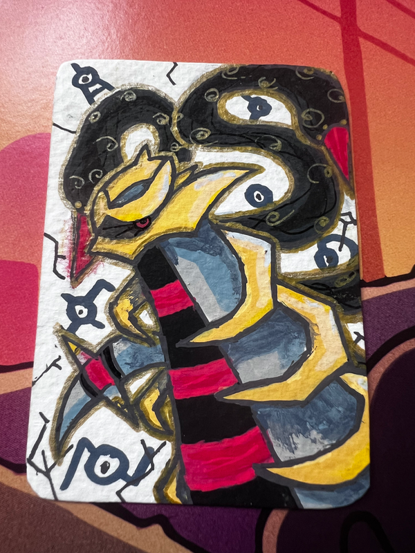 Giratina, Original Distortion aceo art card