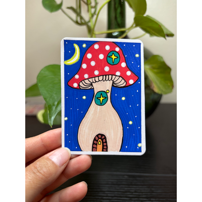 Twilight House aceo art card thumbnail 1
