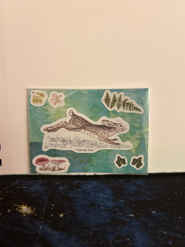 On the Run aceo art card