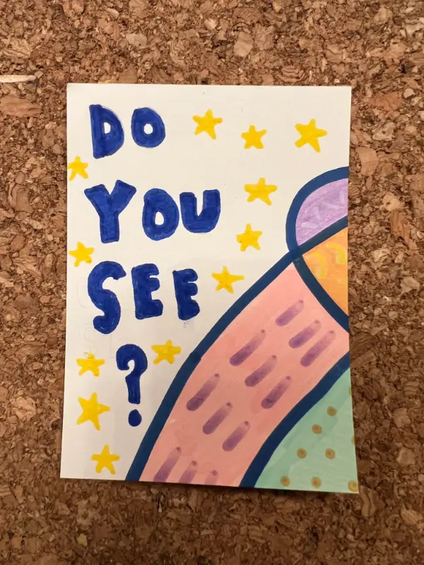 Do you see? | 6/6 aceo art card