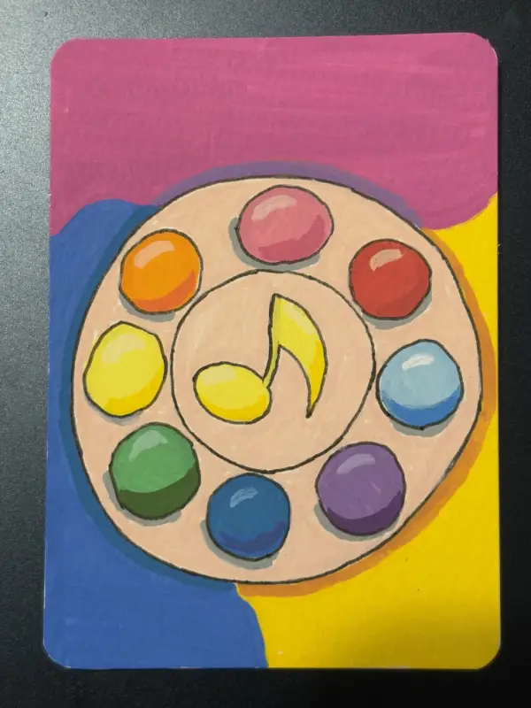 Magical DoReMi/Ojamajo Doremi Brooch aceo art card