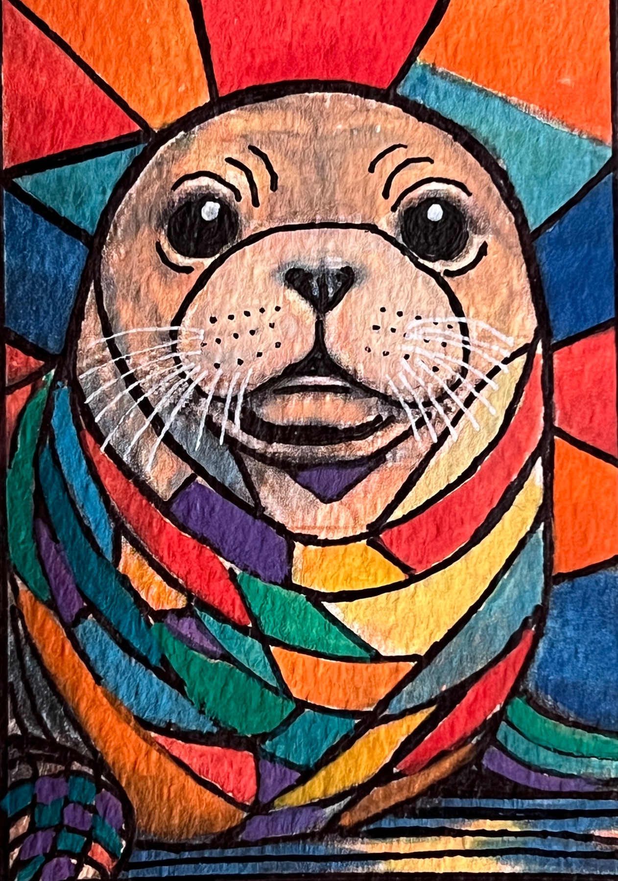 Seal #1 aceo art card