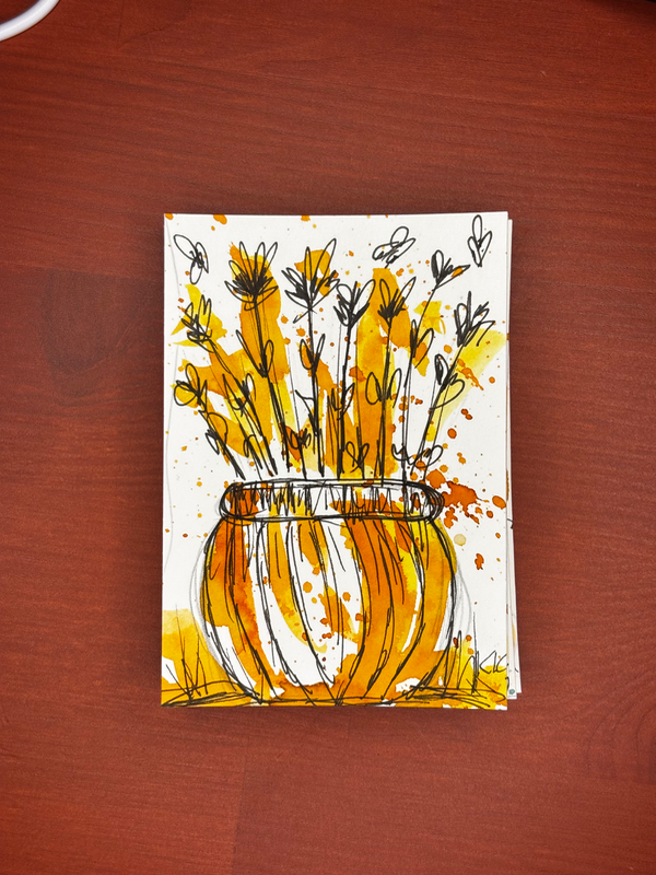 Harvest Hues aceo art card