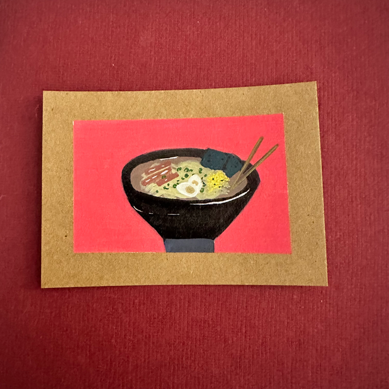 Ramennn aceo art card