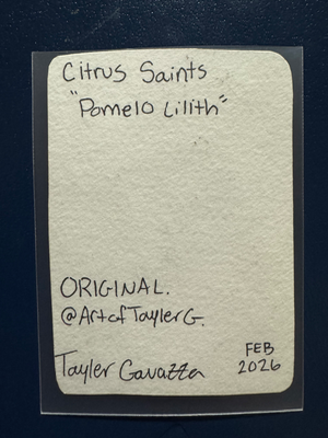 Pomelo Lilith aceo art card thumbnail 2