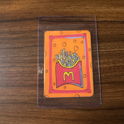 McFrySome - Mcdonalds French Fries - Food Art - Salty and Whimsical Nostolgia aceo art card thumbnail 2