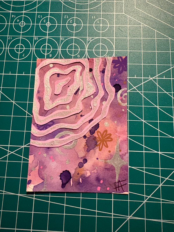 Batik Daydreams #10 aceo art card