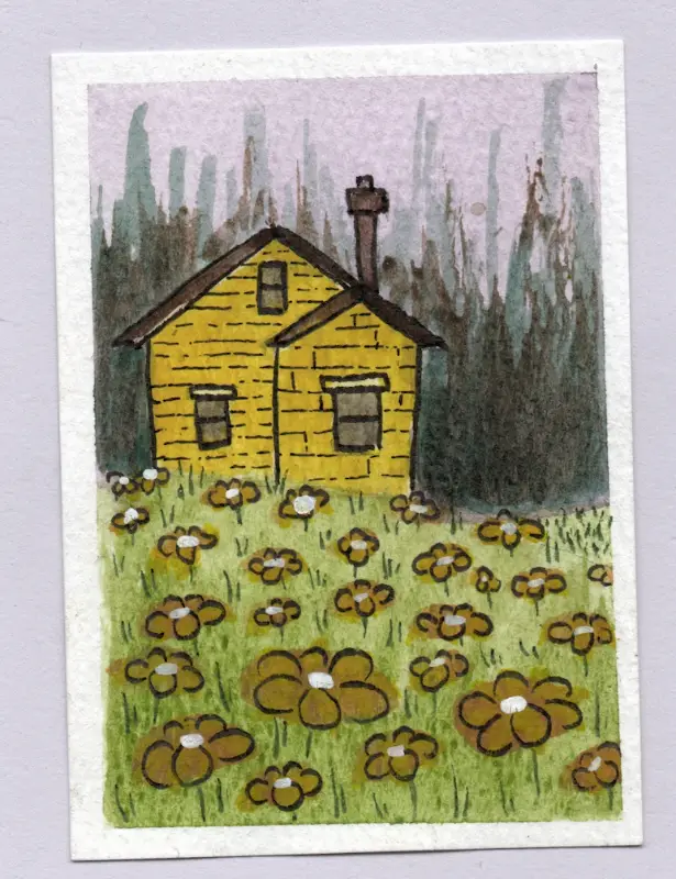 Billy's House aceo art card