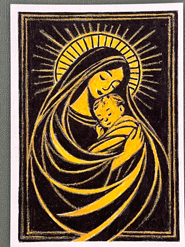 Love is Golden aceo art card