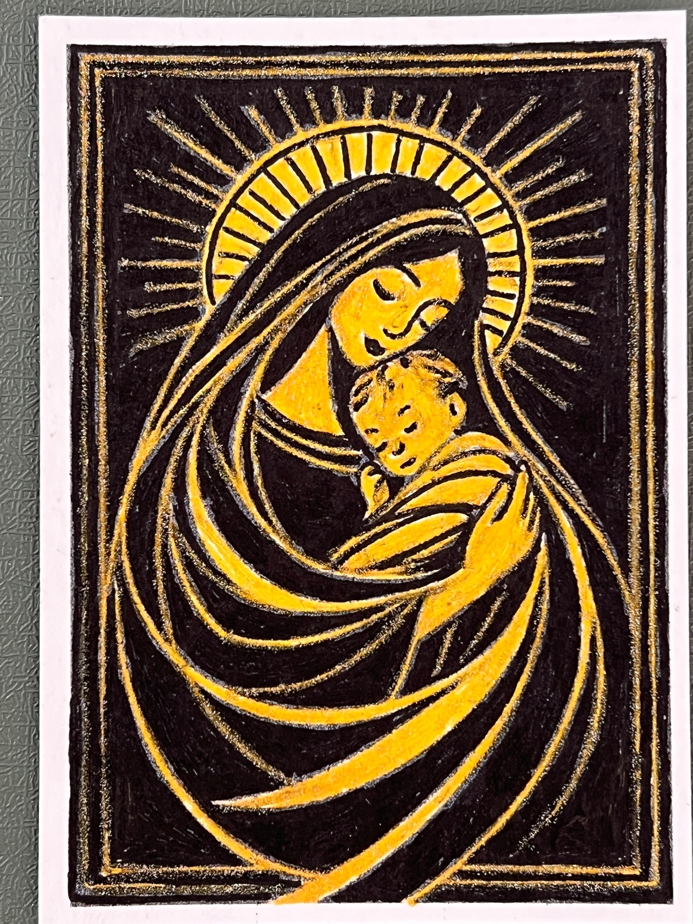 Love is Golden aceo art card