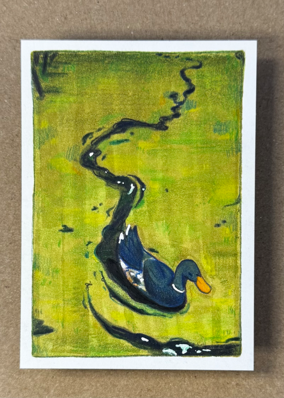 Mossy Trails aceo art card