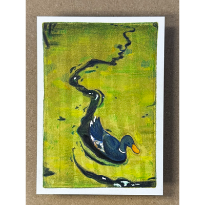 Mossy Trails aceo art card thumbnail 1