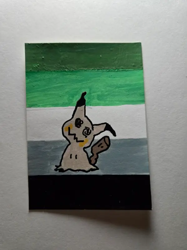 Mimikyu #5 aceo art card