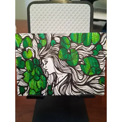 Ophelia-Like aceo art card thumbnail 4