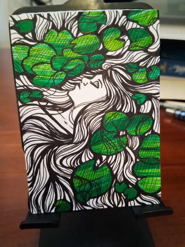 Ophelia-Like aceo art card