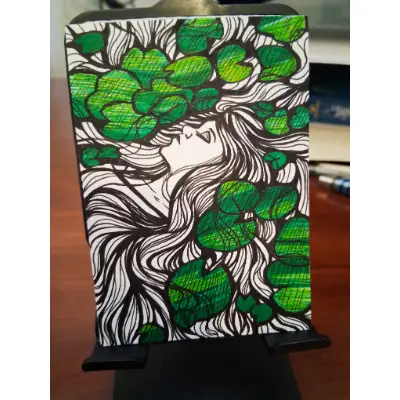 Ophelia-Like aceo art card thumbnail 1