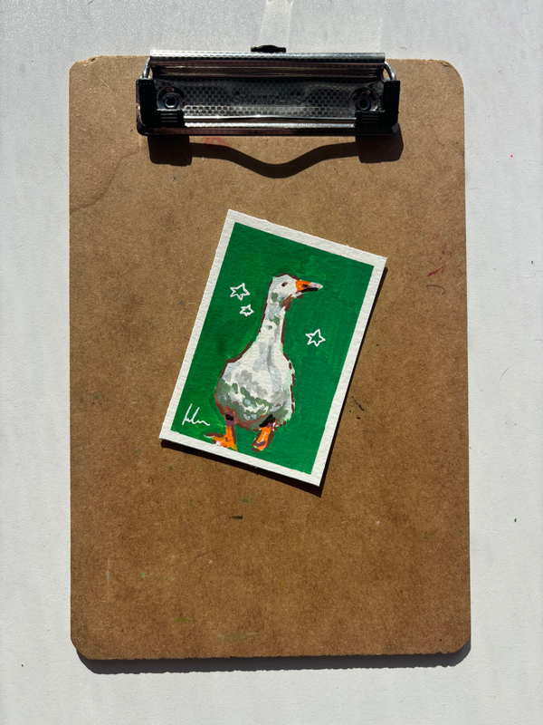 “Ducky” aceo art card