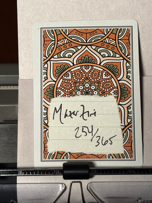 Bird Quote Card #254 by Mazerzine birdcage Salvador Dali aceo art card thumbnail 4
