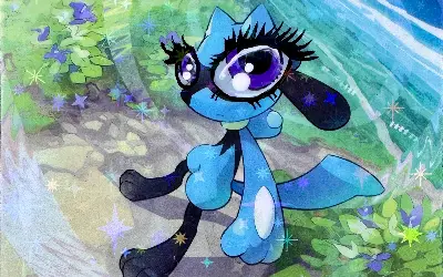 Yassified Pokémon: Riolu aceo art card thumbnail 2