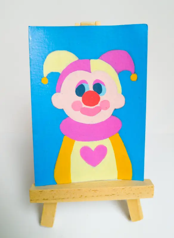 Heart Jester aceo art card