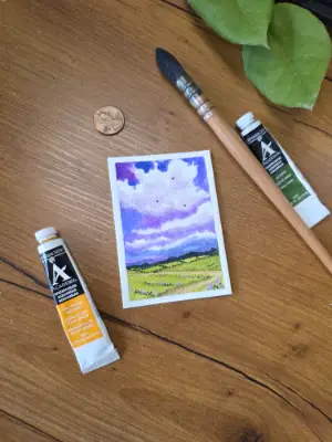 Dream Land aceo art card thumbnail 2