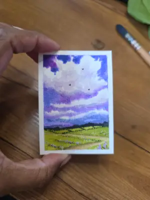 Dream Land aceo art card thumbnail 4