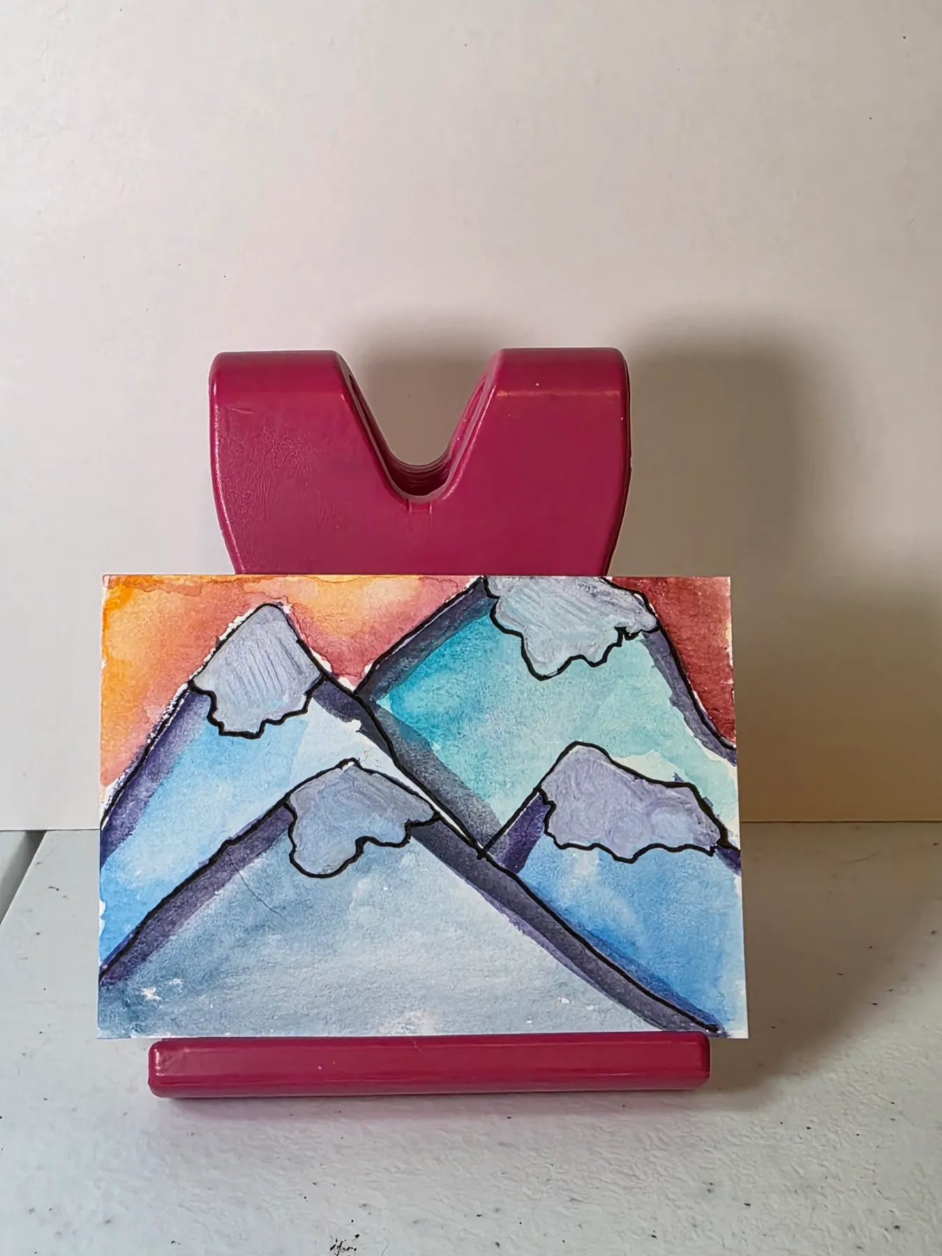 Somewhere in Alaska aceo art card