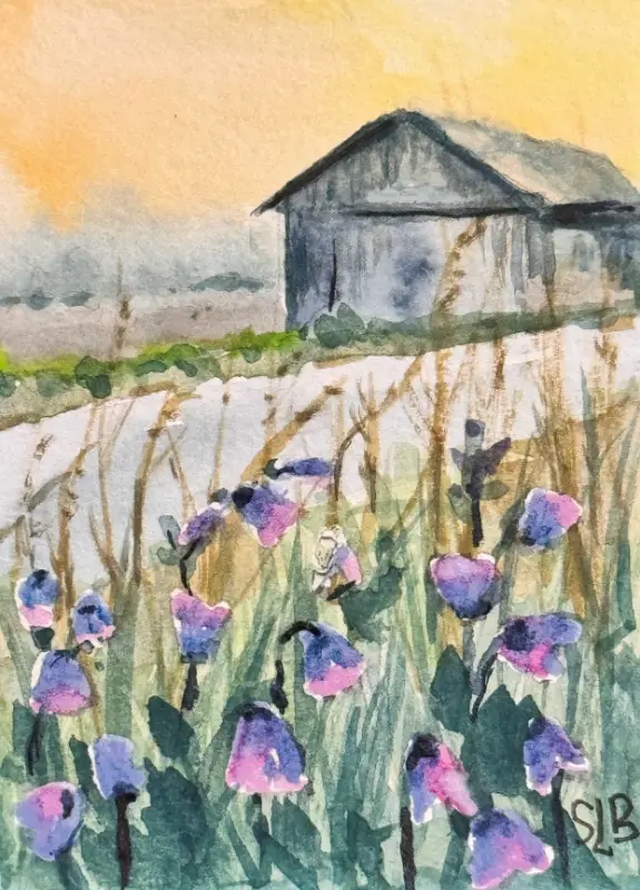 Graceful Beauty aceo art card
