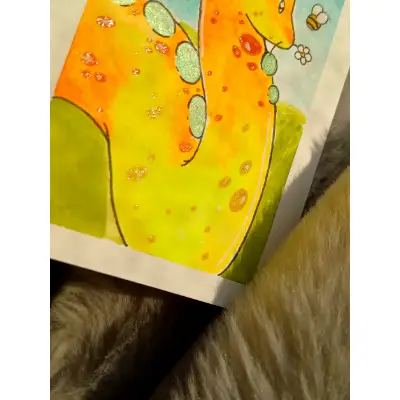 Sunshine & Pollen aceo art card thumbnail 2
