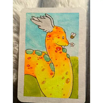Sunshine & Pollen aceo art card thumbnail 1