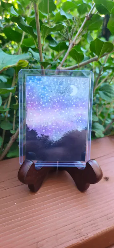 Silent Night aceo art card