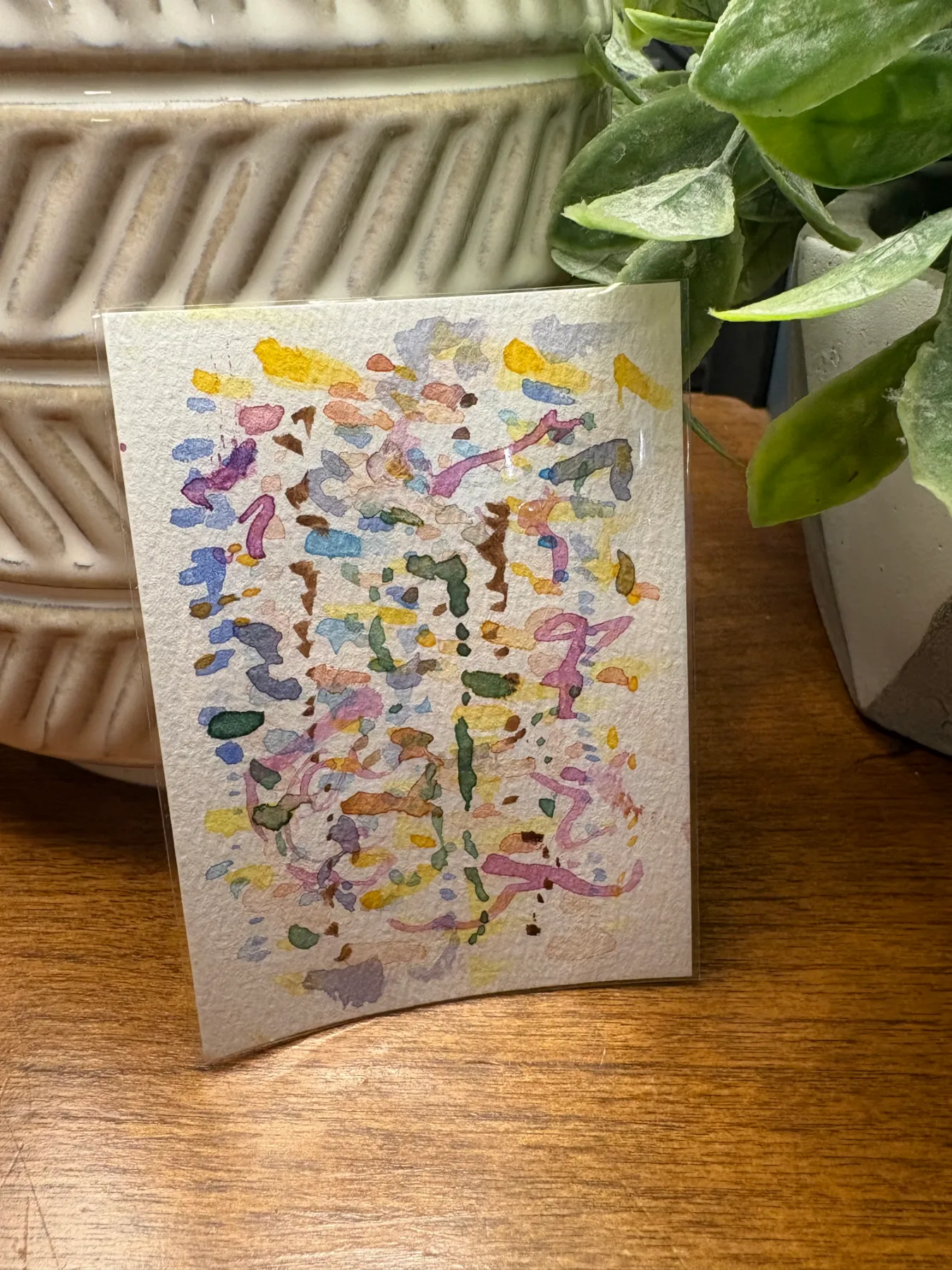 John Prine Palette aceo art card