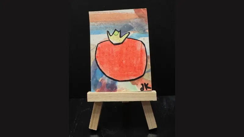 Tomato aceo art card