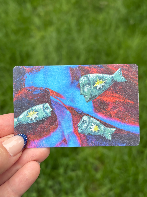 Mystery in the Deep aceo art card