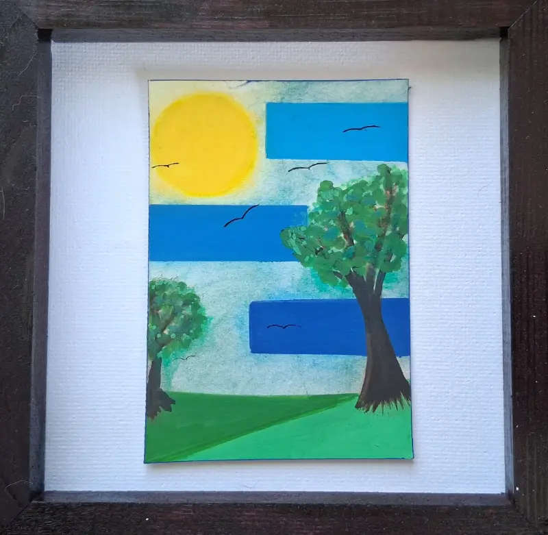 The Park aceo art card