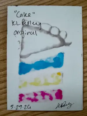 Cake aceo art card thumbnail 3